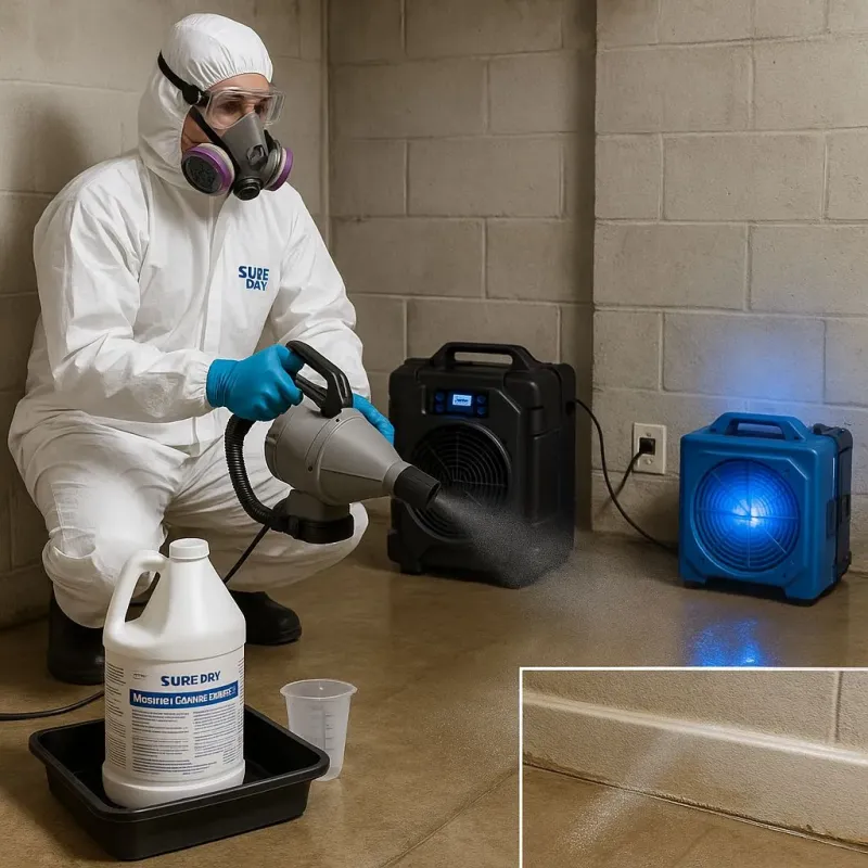 Sanitization and Odor Removal process in Sand Springs, OK