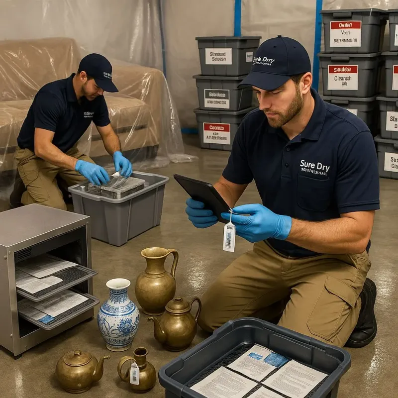 Content Protection and Restoration process in Sand Springs, OK